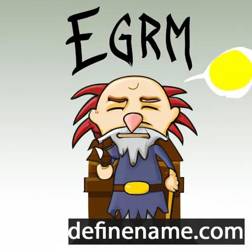 Eldgrímr cartoon