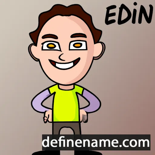 cartoon of the name Eldin