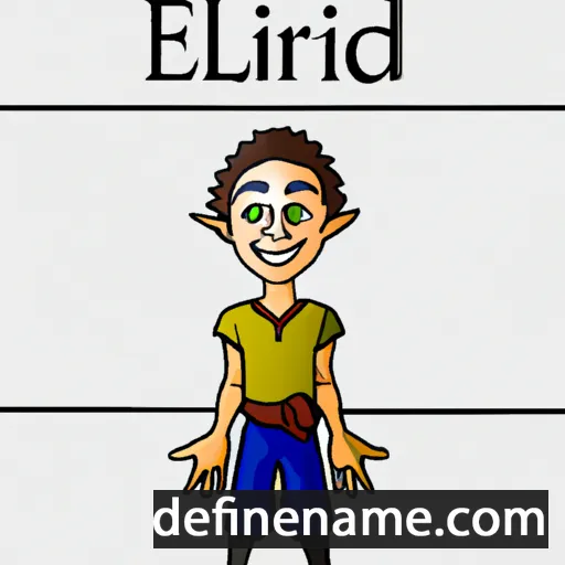 cartoon of the name Eldir