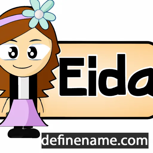 cartoon of the name Eldisa