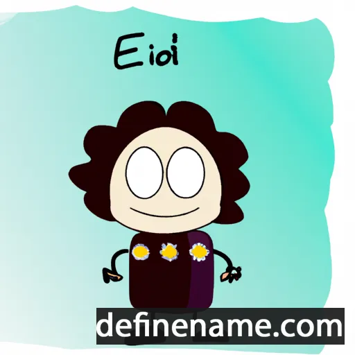 cartoon of the name Eldisi