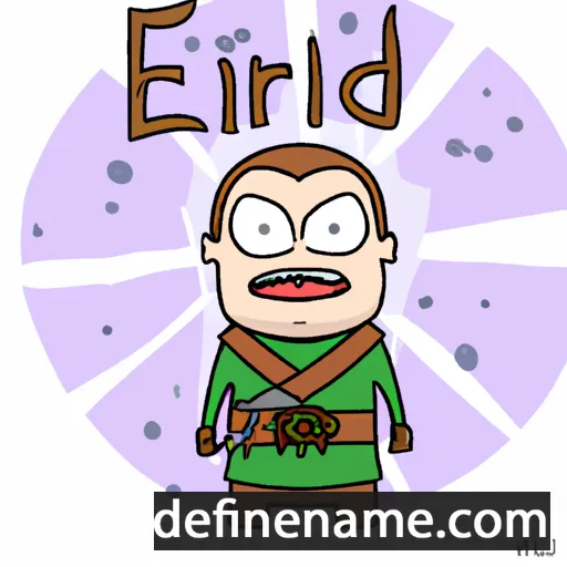 cartoon of the name Eldjárn