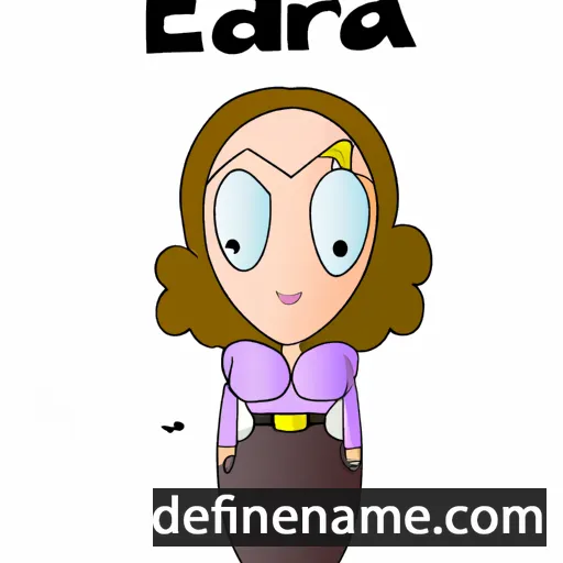 cartoon of the name Eldora