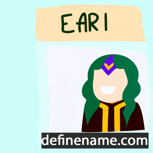 cartoon of the name Eldorai