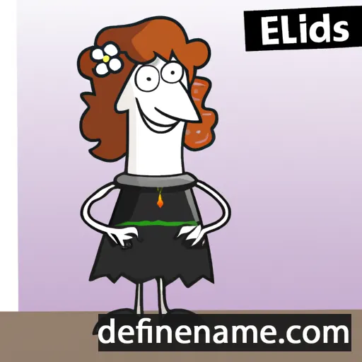 cartoon of the name Eldoris