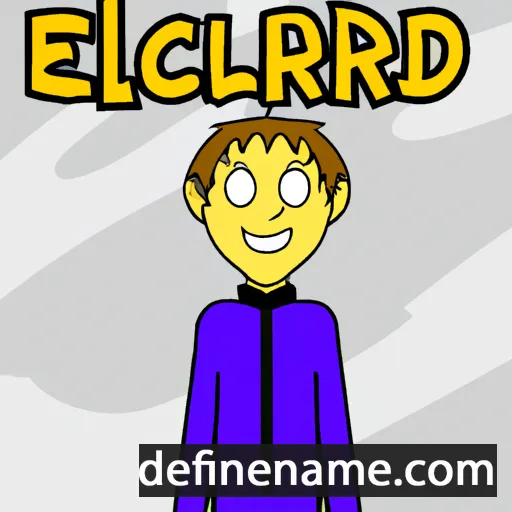 cartoon of the name Eldric