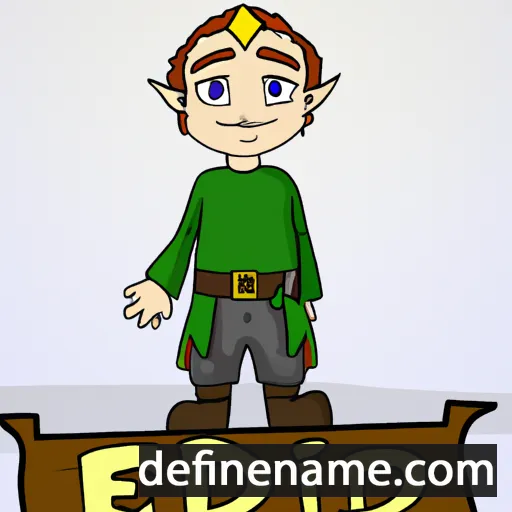 cartoon of the name Eldur