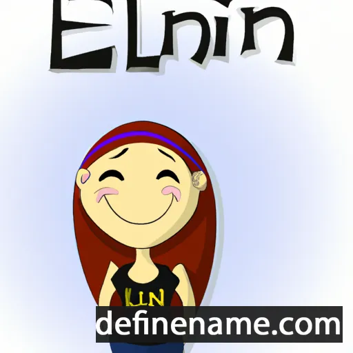 cartoon of the name Eleanni