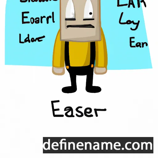 cartoon of the name Eleasar