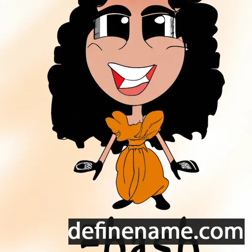 cartoon of the name Eleashah