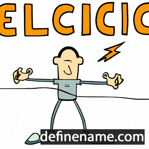 cartoon of the name Elec