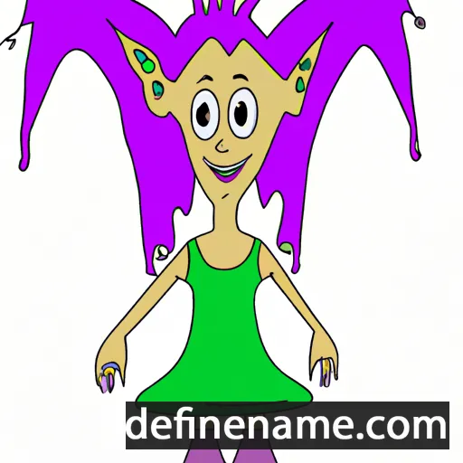 cartoon of the name Electa