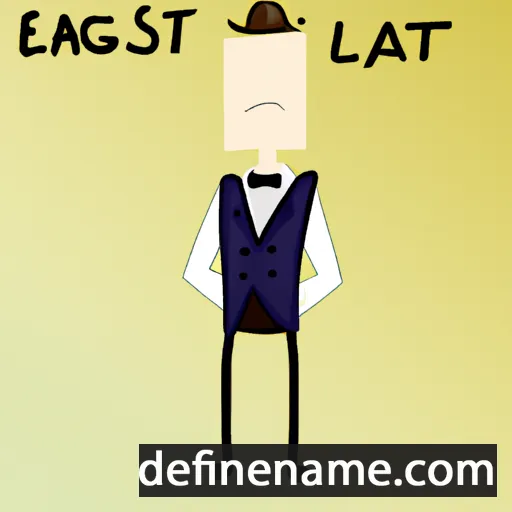 cartoon of the name Elegast