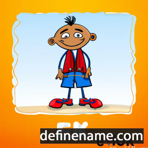 cartoon of the name Eleki