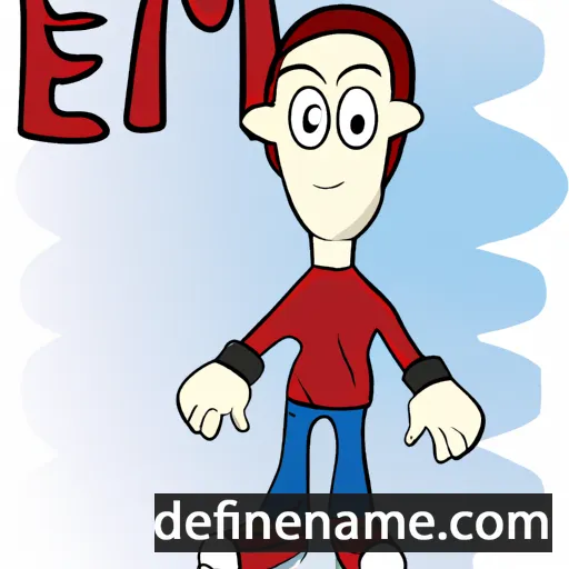 cartoon of the name Elem