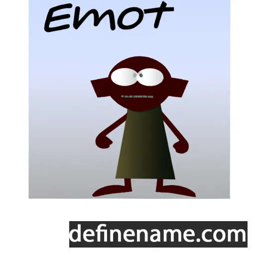 cartoon of the name Elemoet