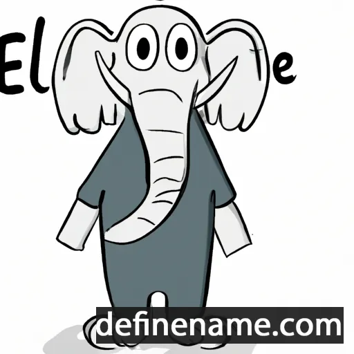 cartoon of the name Elemore