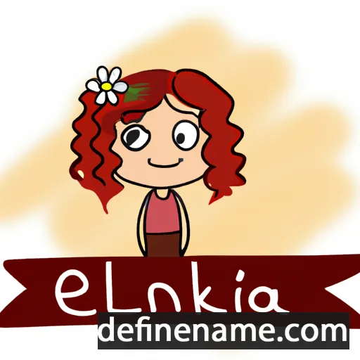 Elenka cartoon