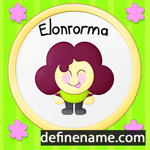 cartoon of the name Eleonara