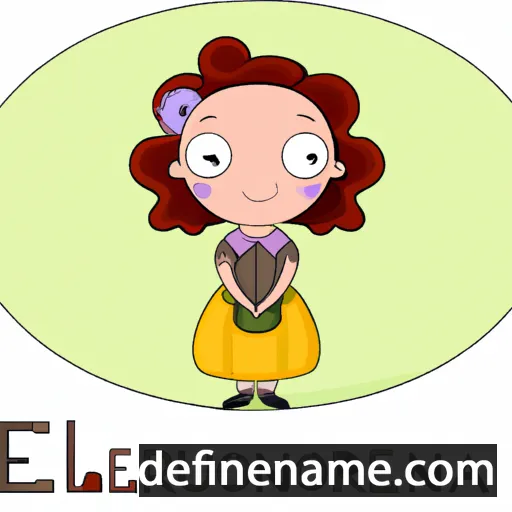 cartoon of the name Eleonura