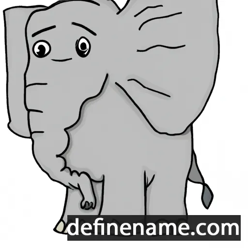 cartoon of the name Elephenor