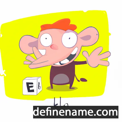 cartoon of the name Eles