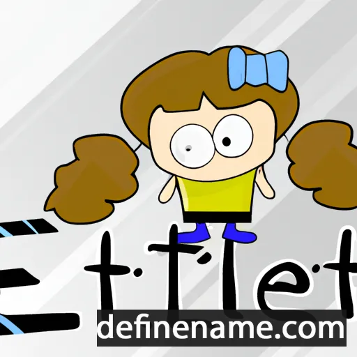 cartoon of the name Elette