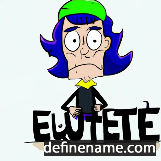 cartoon of the name Eleutér