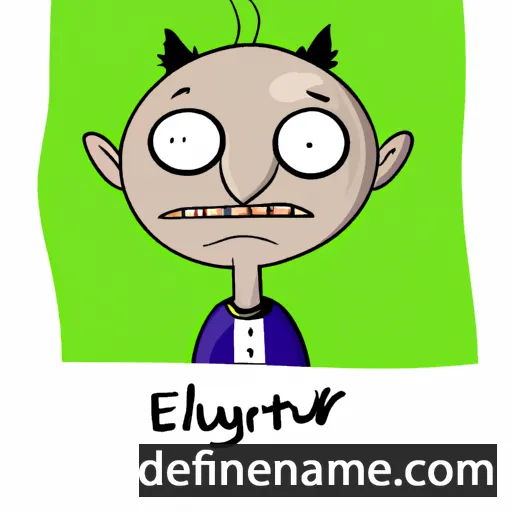 cartoon of the name Eleuteriusz