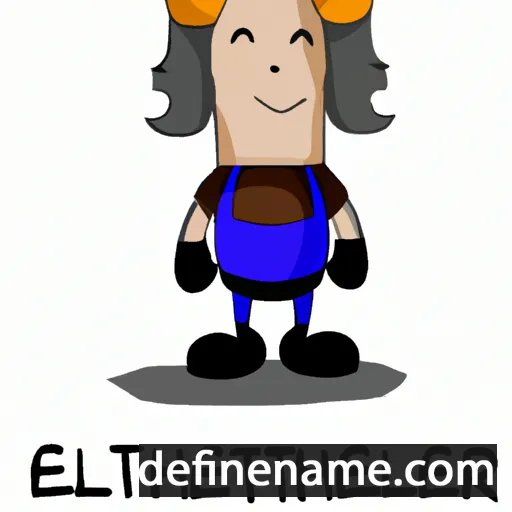 cartoon of the name Eleuther