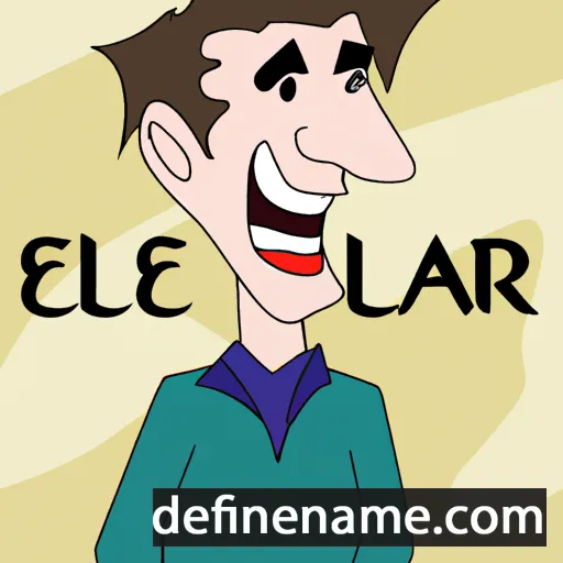 cartoon of the name Elezar