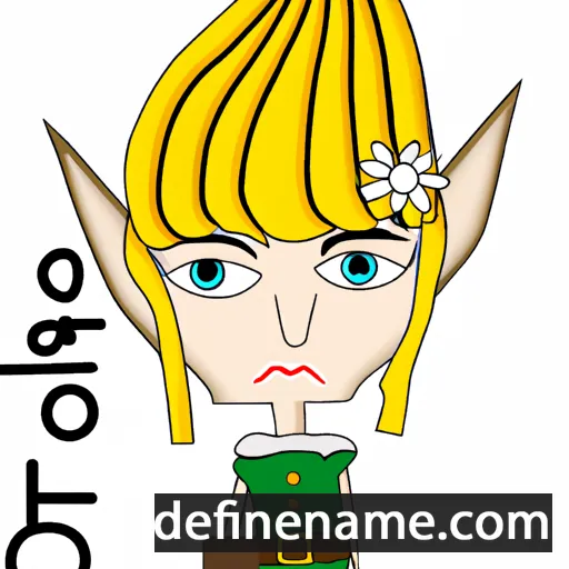 Elfie cartoon