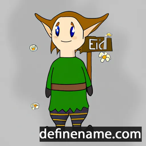 cartoon of the name Elfráðr