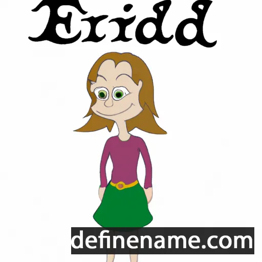 Elfride cartoon