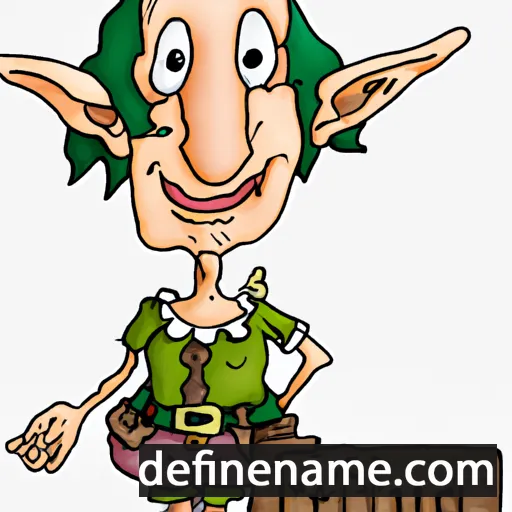 cartoon of the name Elftraut