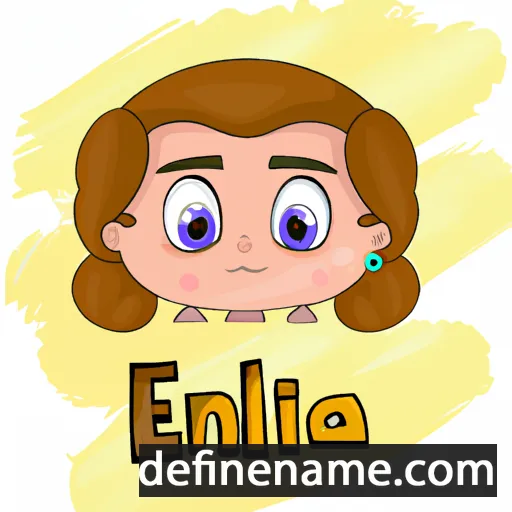 Élinda cartoon