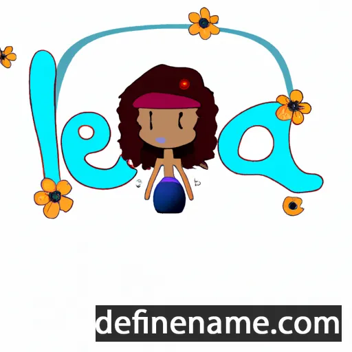 cartoon of the name Éloa