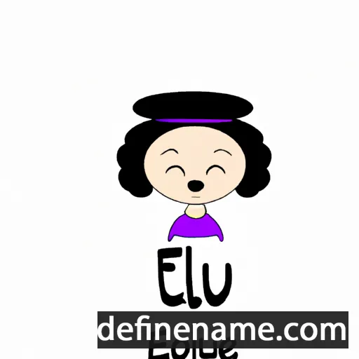 cartoon of the name Éloué