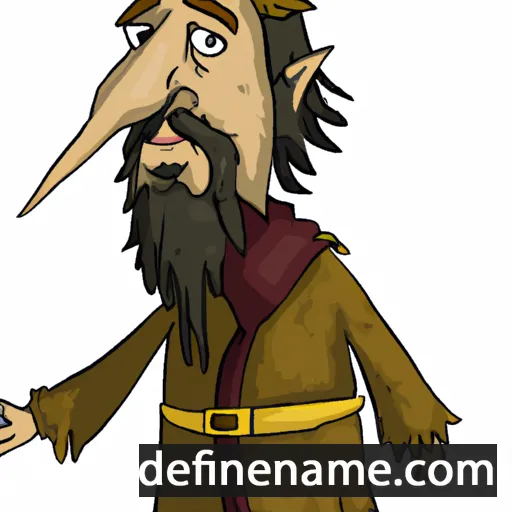 cartoon of the name Elgonius