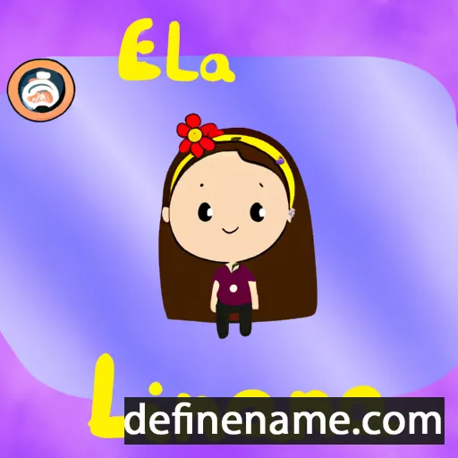 Elíanna cartoon