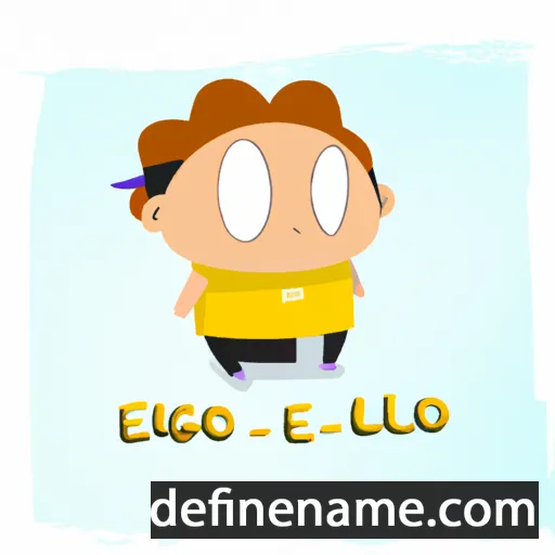 cartoon of the name Elígio