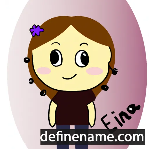 Elína cartoon