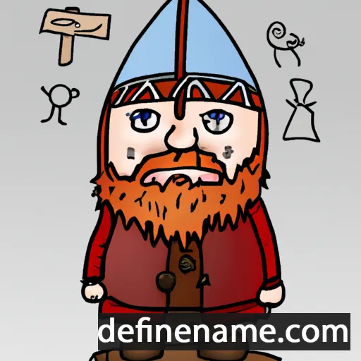 cartoon of the name Elínmundur