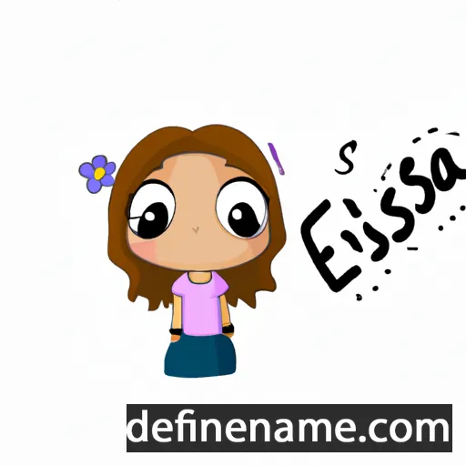 Elísa cartoon