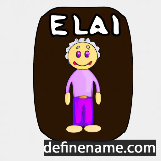 cartoon of the name Eliáb