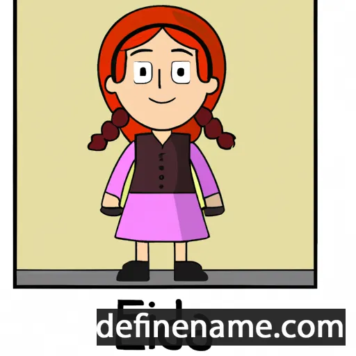 cartoon of the name Eliada