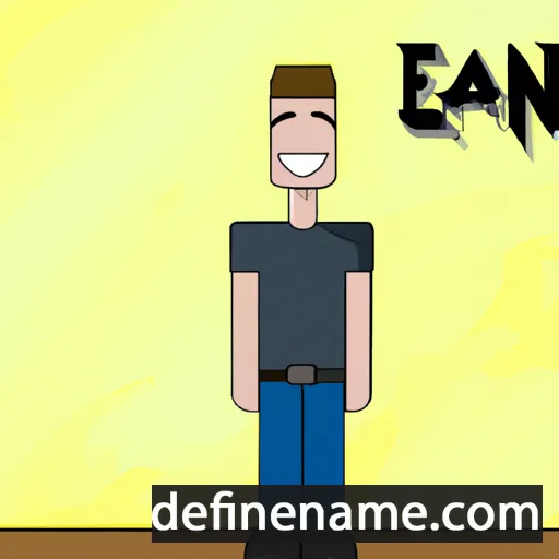 cartoon of the name Elian