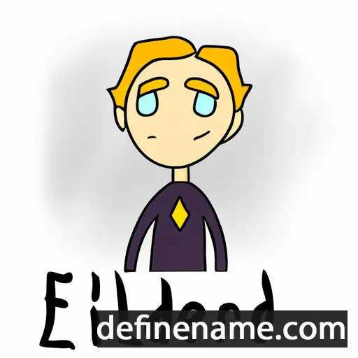 cartoon of the name Eliander