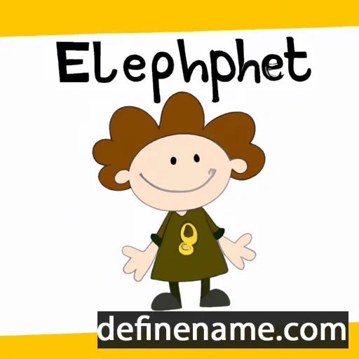 cartoon of the name Eliaphlet