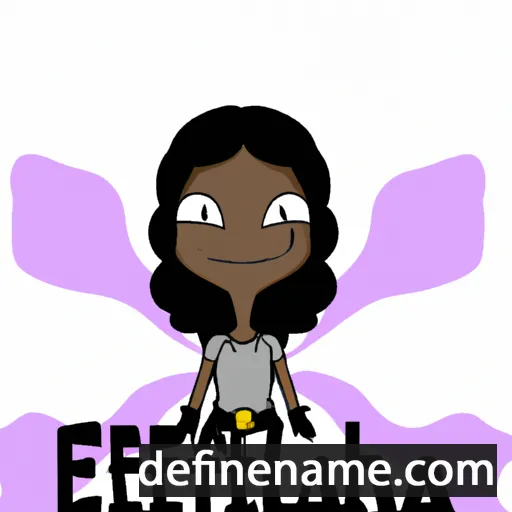 cartoon of the name Eliatha